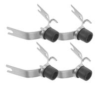 EXCEART 4 Pièces Fourche de Rechange en Acier Inoxydable pour Tête de Poteau à Linge Crochet, Installation Facile et Toucher Doux, pour Séchage Intérieur et Extérieur