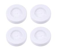 EXCEART 4 Pièces Œillets en Caoutchouc Synthétique Blanc pour Protection de Câbles Électriques, Passe-fil Étanche et Résistant au Feu, pour Coffret Électrique