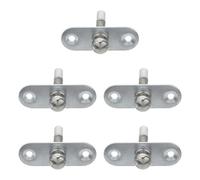 EXCEART 5 Pièces Kit de Remplacement Quincaillerie pour Lit Garçon Fille Vis et Boulons Acier Inoxydable Goupilles de Réglage Hauteur avec Verrou de Sécurité pour Cadre de Lit Garçon Fille
