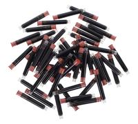 EXCEART 50 Pièces Dispositif D'absorption D'encre, Absorbeur D'encre de Remplissage pour Stylo Plume, Plastique, Couleur Café, à Rotation, Facile à Installer, pour Stylo Élève, Encre