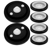 EXCEART 6 Pièces Kit Membrane Silicone pour Valve Urinoir Automatique, | Pièce de Réparation en Plastique, Installation Facile, Usage Public ou Privé, Format 2,65x2,65x0,80cm