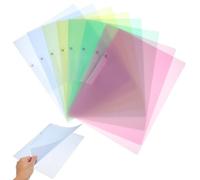 EXCEART 8 Pièces Chemises Cartonnées A4 en Pp pour Bureau, Organisation des Dossiers avec Design Élégant, pour Usage Professionnel et Business