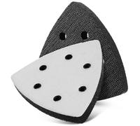 EXCEART Accessoires pour Ponceuse Électrique 2 Pièces Tampons de Ponçage Triangulaires en Éponge Solide pour Ponçage sur Bois et Pierre