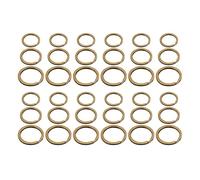 EXCEART Anneau Porte-clés Installation Facile, pour Accessoires de Paquet 150 Pièces en Cuivre Surface Lisse et Fabrication de Petits Pendentifs