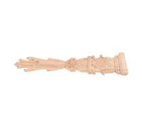 EXCEART Applique Décorative en Bois Sculpté Style Romain Classique pour Meubles, Élément Décoratif Beige, Sculptée la Main, pour Lit et Armoire