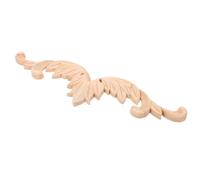 EXCEART Applique en Bois Sculpté Européen Creux pour Meubles et Armoires | Bois , Reliefs Délicats, Grain Visible, Salon ou Chambre, Crée Ombres 3d, Ton Khaki