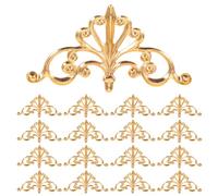 EXCEART Appliques en Cuivre Décoration Intérieure Élégante pour Meubles Lot de 100 Facile à Installer, Solide, pour Tiroirs et Boîtes en DIY ou Espaces Commerciaux