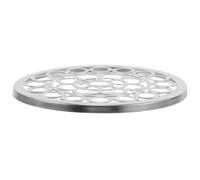 EXCEART Arrangeur de Fleurs en Métal Argenté Rond pour Vase, Grille Compatible Porte-fleurs Spirale, Facile à Nettoyer, pour Décoration Intérieure