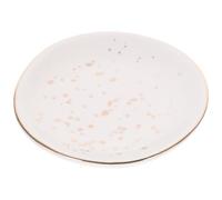 EXCEART Assiette de Service en Céramique Blanche Ronde, Élégante et Facile à Nettoyer, pour Restaurants et Mariages, Utilisation Longue Durée Garantie