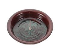 EXCEART Bâtonnet de Moxa à Base Fixe en Céramique Plaque de Combustion de Moxa Plateau à Cendres et Herbes 11,5cm pour Moxibustion à Domicile Praticiens