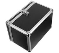 EXCEART Boîte à Outils Portative en Alliage D'aluminium Sécurité Renforcée et Options de Rangement Flexibles pour Travaux en Extérieur et Déplacements