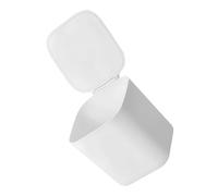 EXCEART Boîte de Rangement Blanche en Pp pour Lessive Couvercle Rabattable, Grand Bac de Stockage Portable et Pratique pour Poudre et Liquide en Buanderie