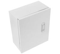 EXCEART Boîtier Électrique Extérieur et Conception Ouverte en Acier Inoxydable Blanc, Armoire Étanche Grosse Dimension Verrou Long pour Contrôle de Distribution Haute Puissance