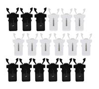 EXCEART Boucles de Poubelle Verrou Solide à Bouton-poussoir Universelles 60 Pièces en Plastique Accessoires Pratiques pour Poubelle Cuisine pour Recyclage