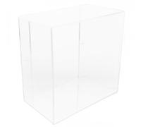 EXCEART Étagère Flottante Murale Étagère de Rangement Murale Transparente en Acrylique, sans Perçage, Légère, pour Cosmétiques et Cadres Photo