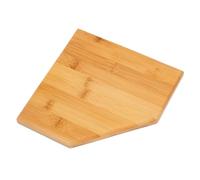 EXCEART Étagère Murale d'angle Triangulaire 20 Cm Rustique en Bambou Présentoir de Rangement Mural Étagère Murale d'angle Suspendue Pratique et Robuste pour Cuisine pour Salle de Bain