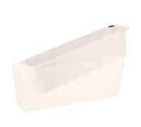 EXCEART Jardinière à Auge Rectangulaire en Plastique avec Réservoir | Fenêtre Visible, Port D'arrosage Pratique, Profil Étroit, pour Balcon, Patio et Légumes