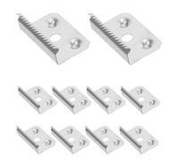EXCEART Lames de Rechange en Acier Inoxydable Argenté Design de Sécurité 10 Pièces et Remplacement Facile pour Dévidoir de Ruban Adhésif pour Travaux Manuels et Emballage