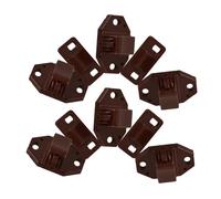 EXCEART Loquets à Bille de Porte D’armoire en Plastique Attrape-balles Lot de 20 Pièces Loquets à Rouleau à Bille pour Portes de Placards et Meubles Fixation par Vis Usage Intérieur