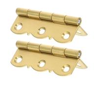 EXCEART Lot de 2 Charnières en Laiton pour Piano, Pliantes, Antirouille et Silencieuses, Accessoires Pratiques pour Supports de Partitions