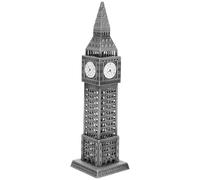 EXCEART Modèle de Décor Architectural Solide et Résistant, Forme Classique Horloge Monumentale en Alliage pour Décoration Maison Élégante et Vintage