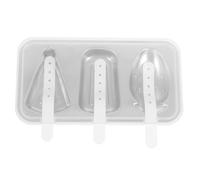 EXCEART Moule à Glace Inox 304 Kit 6 Pièces pour Sorbets et Glaces Maison, Accessoire Cuisine avec Couvercle et Bâtons, Idéal pour Été et Réunions