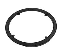 EXCEART Noir Plateau Tournant Base Ronde 40cm en Plastique, Silencieux | Mécanisme à Roulement à Billes Intégré, Structure Creuse, Nettoyage Facile, pour Photo Produit et Pots