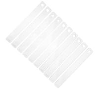 EXCEART Outil de Mesure D'épaisseur en Acrylique 10pcs pour Pâte Polymère Guides 2-6mm, Garantissant Épaisseur Constante, pour Studios et Création Artisanale