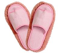 EXCEART Pantoufles à Serpillière Lavables Antidérapantes, 1 Paire