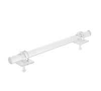 EXCEART Poignée de Meuble et Acrylique Transparent Espacement de Trou Réglable, Design Invisible Moderne, Solide Adaptée pour Tiroirs de Bibliothèque ou Armoires de Salle de Bain