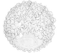EXCEART Verre Abat-jour Globe G9 Fil Aluminium Suspendre | Verre et Aluminium, Compatible Culot G9, Usage pour Lampe Pendante Table, Installation Facile