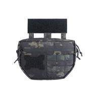 EXCELLENT ELITE SPANKER Sac Militaire EDC,Pochette Tactique Molle EDC,Sac De Largage Tactique Molle Tool Bag avec Crochet Et Boucle De Transport Kit pour Gilet Tactique (Noir Camouflage)