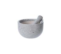Excellent Houseware - Mortier De Cuisine Avec Pilon, Céramique, Blanc