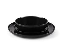 Excelsa 65861, Nordic" Service de table 12 pièces, céramique, noir