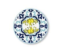 Excelsa Amalfi Lot de 6 assiettes à pizza en porcelaine