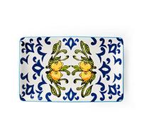 Excelsa Amalfi Plat Porte/Apéritif, Céramique