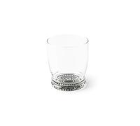 Excelsa Boheme Noir Lot de 6 verres à eau avec fond décoré, verre