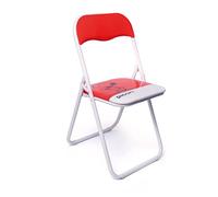Excelsa Chaise Snoopy en métal, Rouge, 5 x 43 x 93 cm