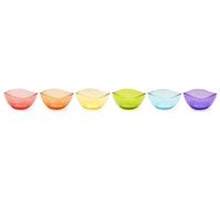 Excelsa Copenhague Lot de 6 tasses multicolores, verre, 31 cl