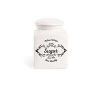 Excelsa Fine Quality Pot de Sucre en céramique, Ivoire, capacité 700 ML