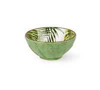 Excelsa Foliage Lot de 4 bols en céramique, vert