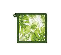 Excelsa Foliage Manique de Cuisine, 20 x 20 cm, Doublure 100% Coton, Rembourrage en Polyester