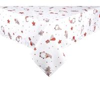 Excelsa Gnome Nappe Rectangulaire, 70% Coton et 30% Polyester, 140 x 180 cm, Décoration de Noël (140 x 180)