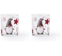 Excelsa Gnomo Lot de 6 verres de Noël en verre 250 ml