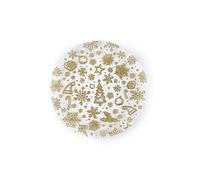 Excelsa Gold Lot de 2 assiettes portées/pain, verre