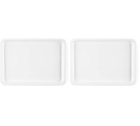 Excelsa Happy Hour Plateau rectangulaire 30 x 20 x H. 2 cm, mélamine. (Lot de 2)