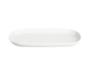 Excèlsa Home Plat Ovale Blanc 30,4 x 16 Cm