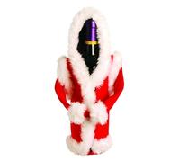 Excelsa Housse de Bouteille Isotherme en Forme de Père Noël, en néoprène, Blanc/Rouge