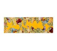 Excelsa Living Tapis de sol pour ameublement, multi-cols, tissu Jacquard, polyester chenille coton, antidérapant, pour cuisine et salle de bains (Havana, 180 x 55 cm)