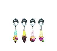 Excelsa Lollypop Cuillère à Glace, Acier, Multicolore, 16 X 4 X 4 cm
